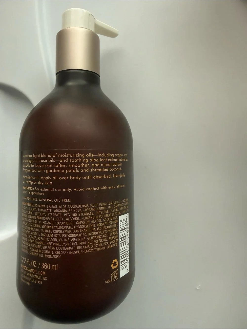 Moroccanoil Ambiance de Plague  body lotion